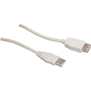 Schwaiger CK1502 531 USB 2.0 Cable, 2 m, USB-A, Gray