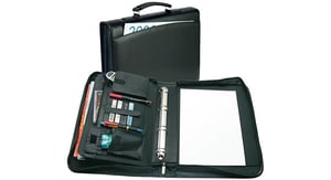 Wedo 58 3001 Organizer, Leather, Black