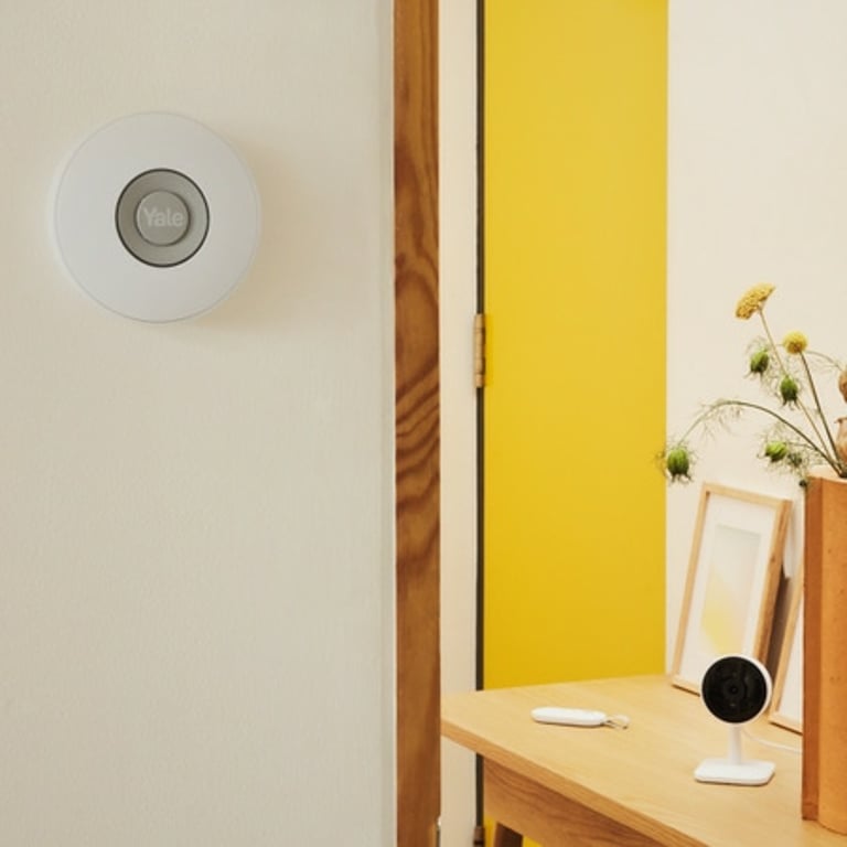 Yale Indoor Siren Syrena bezprzewodowa Wewnętrzna Szary, Biały