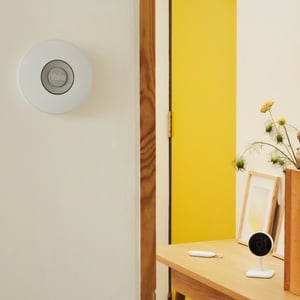 Yale Indoor Siren Syrena bezprzewodowa Wewnętrzna Szary, Biały