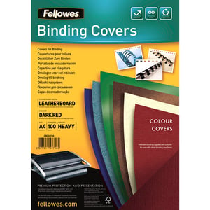 Fellowes 5371603 A4 Paper Sleeve, Red, 100 pcs.