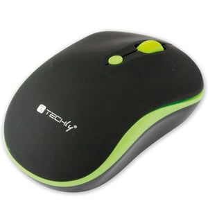 Techly IM 1600-WT-BGW Maus Büro Beidhändig RF Wireless Optisch 1600 DPI