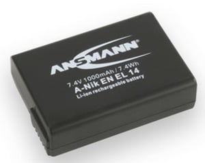 Ansmann A-NIK EN EL 14 Lithium-Ionen (Li-Ion) 1000 mAh