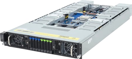 GIGABYTE G294-Z21-AAP2 Socket SP5 Rack (2U) Czarny, Stal