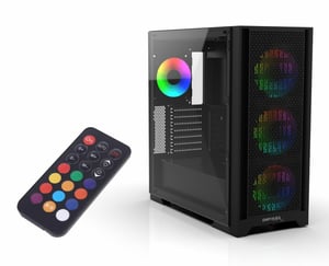 Inca EMG-15XB zabezpieczenia & uchwyty komputerów Midi Tower Czarny