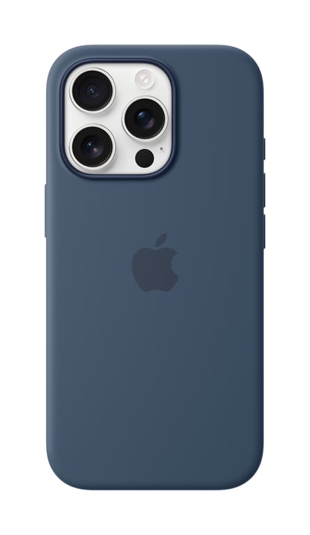 Apple Silikonowe etui z MagSafe do iPhone’a 16 Pro – denim