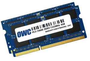 OWC OWC1333DDR3S08S minnesmodul 8 GB 2 x 4 GB DDR3 204-stifts SO-DIMM