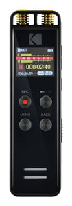 Kodak VRC550 Diktiergerät Interner Speicher und Flash-Speicherkarten Schwarz