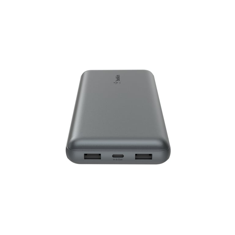 фото Зовнішній акумулятор (павербанк) Belkin BoostCharge 20000 mAh Grey (BPB012BTGY)