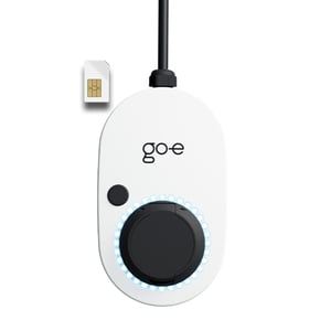 go-e Gemini 2.0 Schwarz, Weiß Wand 3