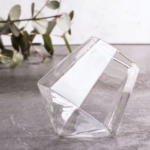 Thumbs Up DIAGLS Whiskey Glass, Clear, 1 pc.