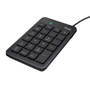 Trust 22221 Ziffernblock für Laptop/PC, USB, schwarz