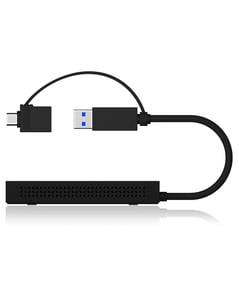 ICY BOX IB-SPL1029AC Externe USB-Grafikkarte 3840 x 2160 px Schwarz