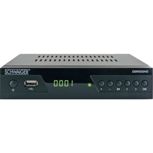Schwaiger DSR500HD set-top box (STB) Kabel. Full HD Svart