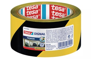 TESA 58130-00000-01 taśma papiernicza 66 m Czarny, Żółty