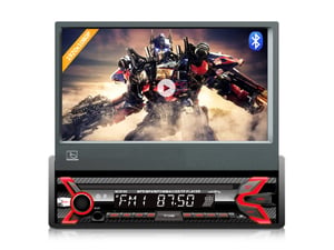 Audiocore AC9100 radio Samochód Cyfrowy Czarny, Czerwony