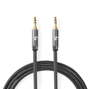 Nedis CATB22000GY20 2 m 3.5mm Audio Cable, Gray