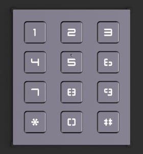 Hikvision DS-KD-KP – Teil für die Türsprechanlage: Tastatur