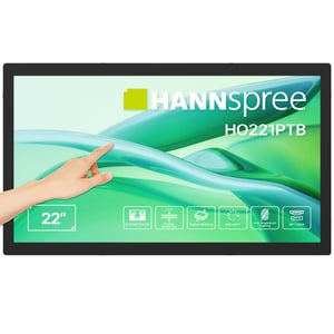 Hannspree HO221PTB skyltningsskärm Platt skärm Digital Signage 54,5 cm (21,4") LCD 600 cd/m² Full HD Svart Pekskärm