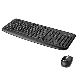 Dynabook PA5350E-1EUS Tastatur Mitgelieferte Maus Dom RF Wireless US-Englisch Schwarz