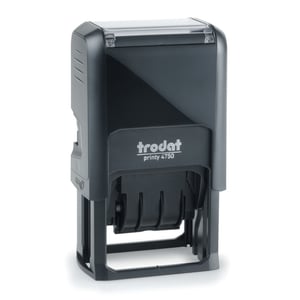 Trodat 141349 Firmenstempel, selbstfärbend, Text-/Datumsstempel, Gummi