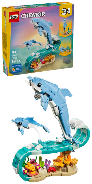 LEGO Creator Zwierzęta morskie: piękny delfin