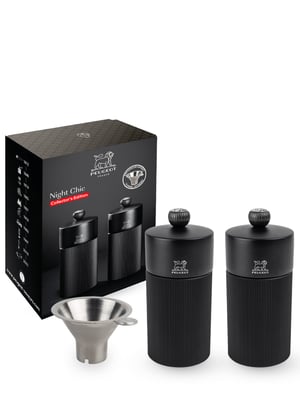 Peugeot 43285 Spice Grinder Salt and Pepper Grinding Set Black