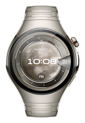 Huawei WATCH 5 3.81 cm (1.5") AMOLED 46 mm Digital 466 x 466 px Touchscreen Silver Wi-Fi GPS