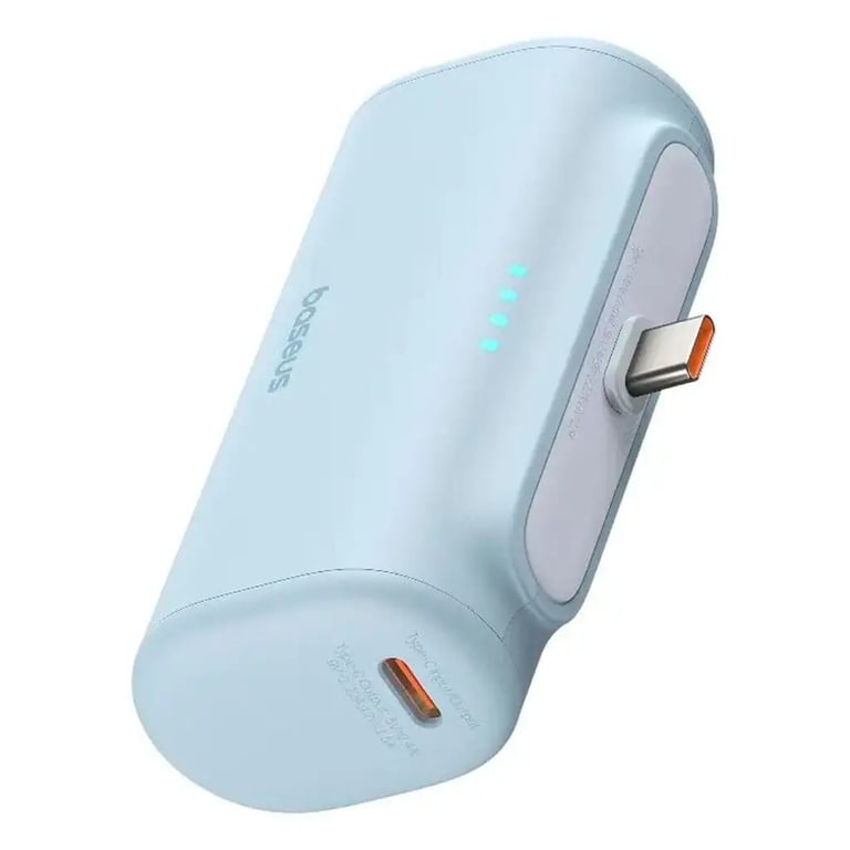 фото Зовнішній акумулятор (павербанк) Baseus Compact Fast Charging 5000mAh Blue 20W (P10068306313-00)