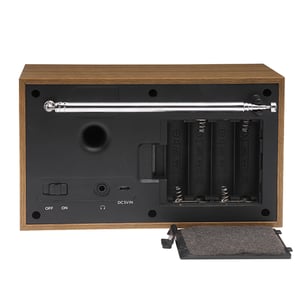 Denver DAB-46DARK GREY Internet Analogowe i cyfrowe Czarny, Brązowy