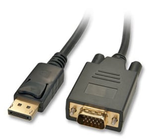 Lindy 1m DisplayPort/VGA Cable VGA (D-Sub) Black