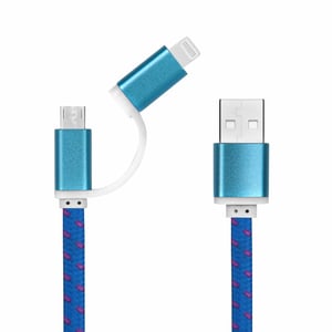 Thumbs Up 1001554 USB Cable 0.2 m USB A to Micro-USB A Blue