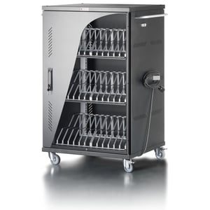 Techly I-CABINET-36D12ATY Mobile Device Cabinet Portable Device Management Cabinet Black
