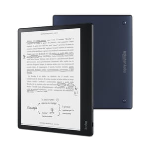 Rakuten Kobo Elipsa e-bokläsare Pekskärm 32 GB Wi-Fi Svart, Blå