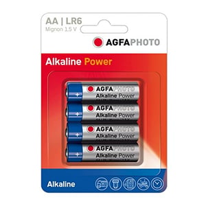 AgfaPhoto 110-802589 Battery for Home Use Disposable AA Alkaline Battery