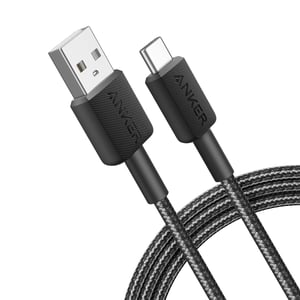 Anker 322 USB-kabel 1,8 m USB A till USB C 0,48 Gbit/s Svart