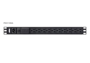 ATEN PE0118SG Power Distribution Unit (PDU) with 18 Power Outlets, 1U, Black