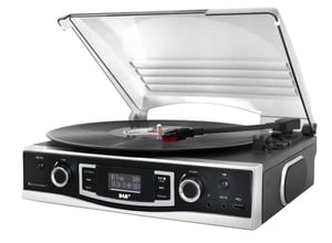 Soundmaster PL590SW obrotowy talerz gramofonu Czarny Automatyczny