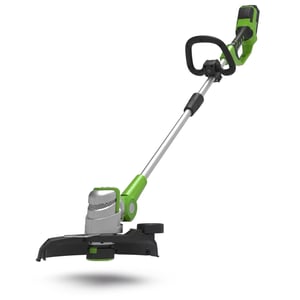 Greenworks G24LT30M 40 cm Batteri Svart, Grön, Silver