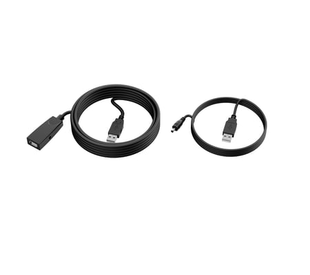 Yealink USB2-EXT-10M kabel USB USB 2.0 USB A Czarny
