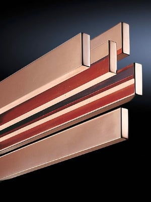Rittal 3588.005 szynoprzewód z bolcami 2 szt. 2400 mm Miedź