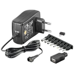 Techly IPW-NTS2250G strömadapter/växelriktare, inomhus, 27 W, svart