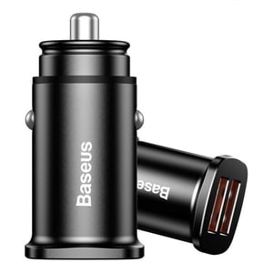 Baseus CCALL-DS01 Ladegerät für mobile Geräte, universell, schwarz, Zigarettenanzünder, Schnellladung, extern