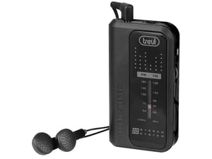 Trevi RA 738 FM Tragbares Analoggerät Schwarz