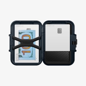 Spigen MagSafe Card Holder Lock Fit (MagFit) Czarny