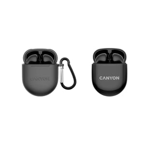 Canyon CNS-TWS6B słuchawki/zestaw słuchawkowy True Wireless Stereo (TWS) Douszny Połączenia/Muzyka/Sport/Codzienność Bluetooth Czarny