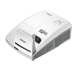 Vivitek DW770UST Ultra-Kurzdistanz-Projektor, 3500 ANSI-Lumen, DLP, WXGA (1280x800), 3D-kompatibel, Weiß