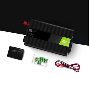 Green Cell INV08 adapter zasilający/ inwentor Zewnętrzna 1000 W Czarny
