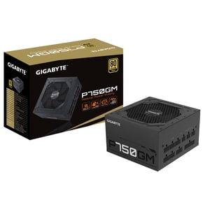 GIGABYTE P750GM moduł zasilaczy 750 W 20+4 pin ATX ATX Czarny