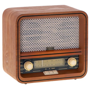 Camry Premium CR 1188 radio Osobisty Analogowy Czarny, Biały, Drewno